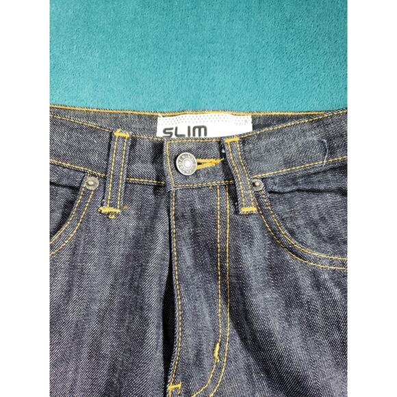 Topman Denim is Dead Jeans Size 28x30 Mens Blue Pants Stretch Slim Straight - Picture 8 of 14